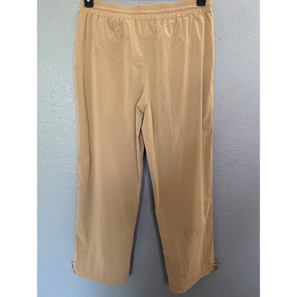 Greyson Women's Wind Performance Jogger L Pants Tan Elastic Adjustable Waist - Picture 4 of 7